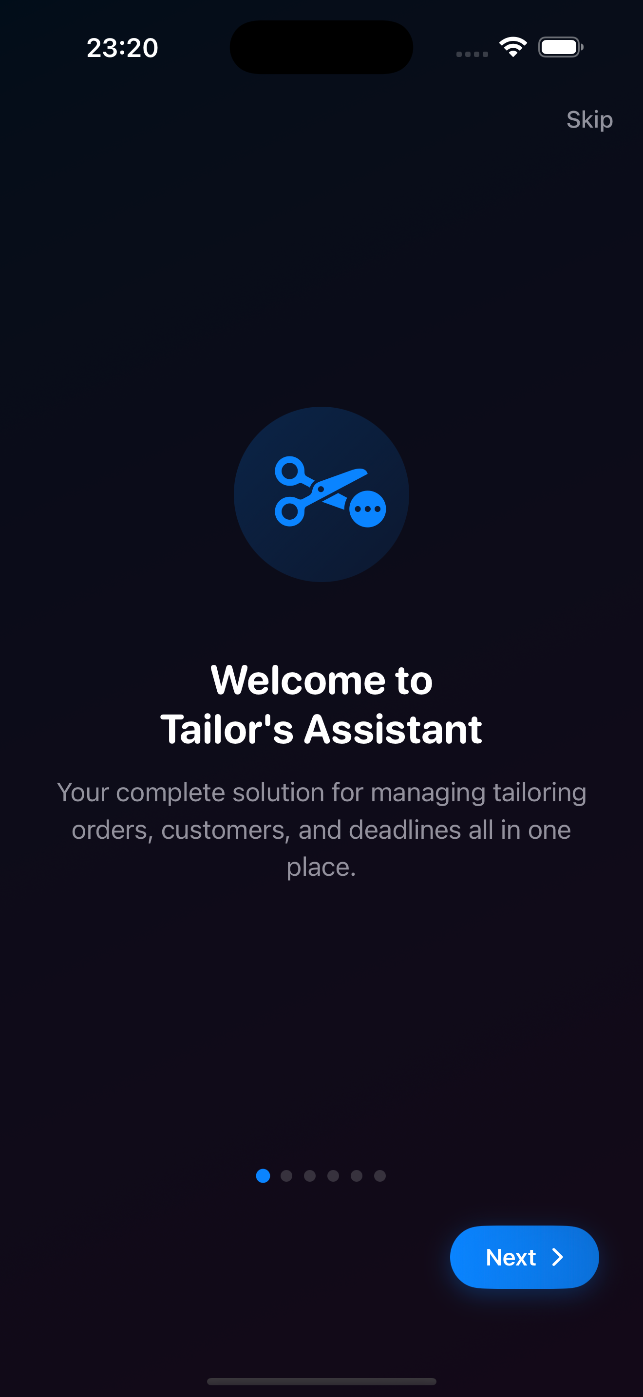 Welcome to Tailor's Assistant