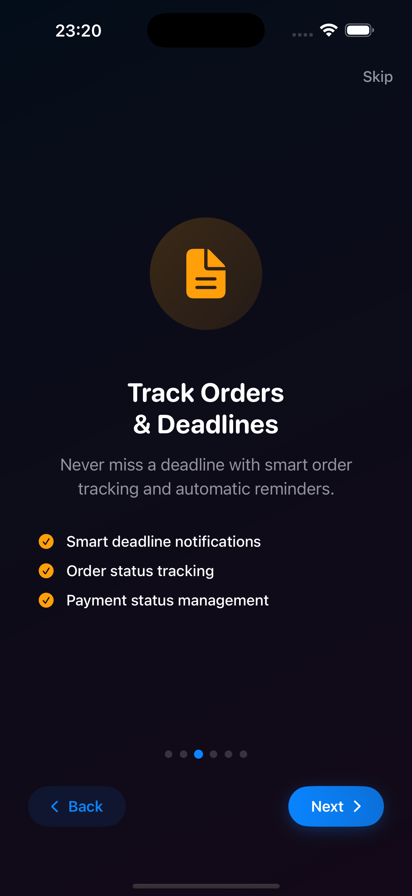 Order Tracking